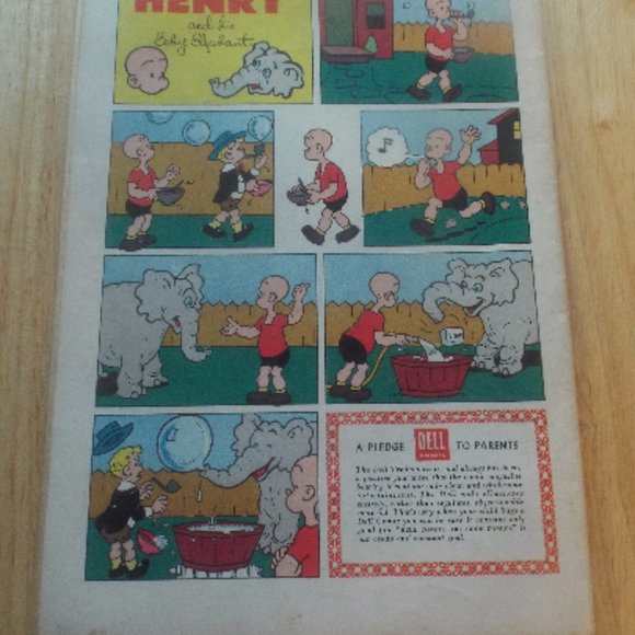 Vintage 1957 Carl Anderson's Henry #50 Dell Comic Book Silver Age - Picture 2 of 2